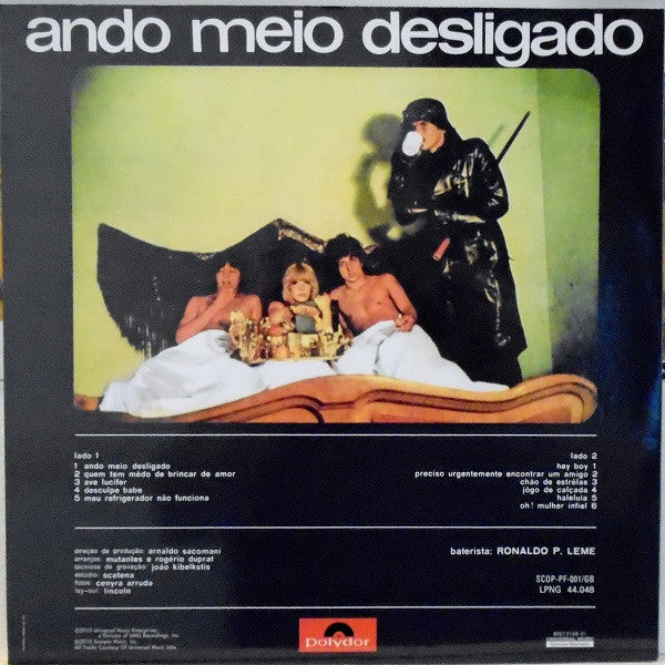 Mutantes - A Divina Comédia Ou Ando Meio Desligado (1970) - VG+ LP Record 2010 Polydor USA 180 gram Vinyl - Psychedelic Rock / MPB - Shuga Records