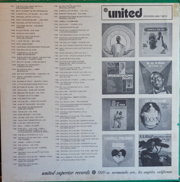 West Virginia Slim Electric Blues Band - West Virginia Slim Electric Blues Band - VG+ LP Record 1970 Untied USA Vinyl - Blues - Shuga Records