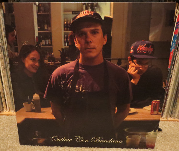 Outlaw Con Bandana - Ticks And Trips - Mint- (VG- cover) 2 LP Record 2013 White Pariah USA Marbled Vinyl - Folk - Shuga Records