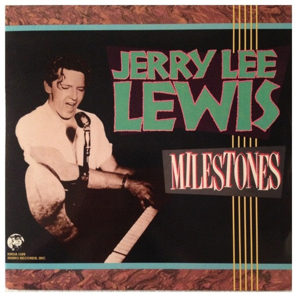 Jerry Lee Lewis - Milestones - Mint- 2 LP Record 1985 Rhino Canada Club Edition Vinyl - Rock & Roll / Rockabilly / Country - Shuga Records