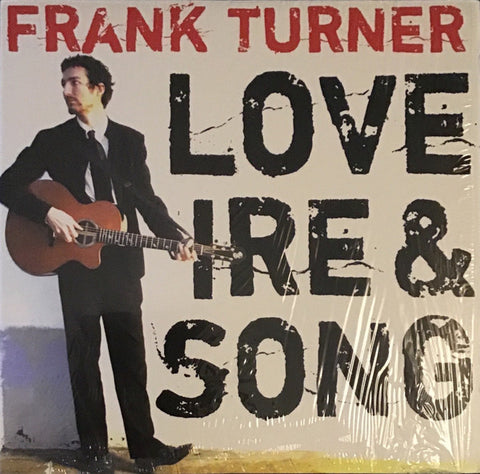 Frank Turner ‎– Love Ire & Song - Mint- LP Record 2009 Epitaph USA Black Vinyl - Rock / Punk / Acoustic