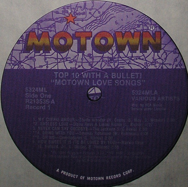 Various - Motown Love Songs / Motown Dance! Top 10 With A Bullet! - VG+ 2 LP Record 1984 Motown RCA Club USA Vinyl - Soul / Funk - Shuga Records