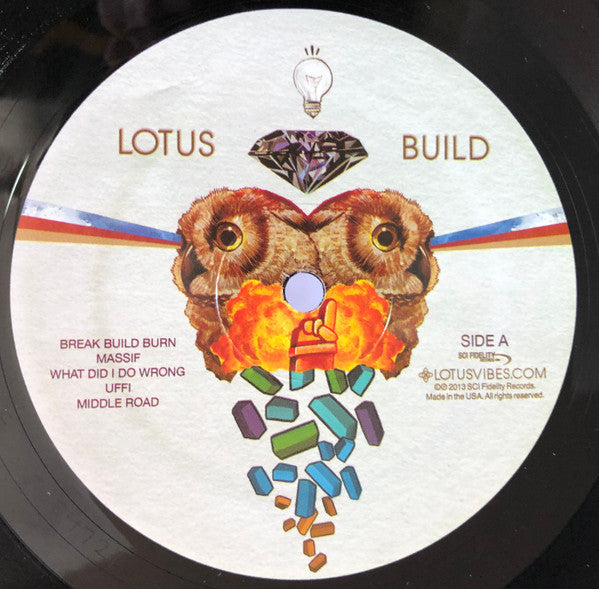 Lotus - Build - Mint- LP Record 2013 SCI Fidelity USA Vinyl - Pop Rock / Indie Rock - Shuga Records