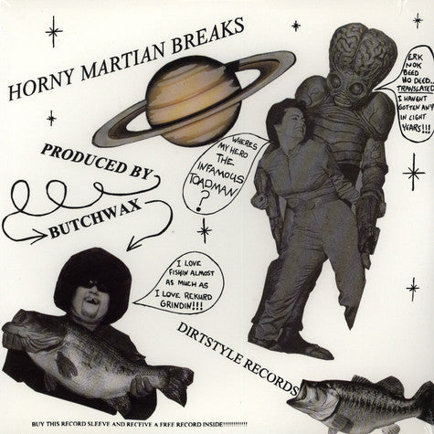 Butchwax - Horny Martian Breaks - VG+ LP Record 2001 Dirt Style USA Vinyl - Hip Hop / DJ Battle Tool