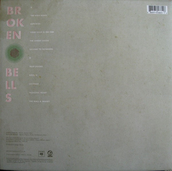 Broken Bells - Broken Bells - New LP Record 2010 Columbia Vinyl & Download - Indie Rock / Alternative Rock - Shuga Records