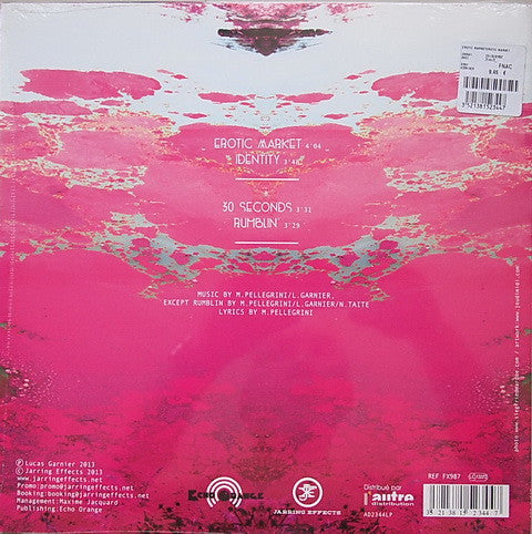 Erotic Market - Erotic Market - New EP Record 2013 Echo Orange Jarring Effects France Vinyl - Hip Hop / Experimental - Shuga Records