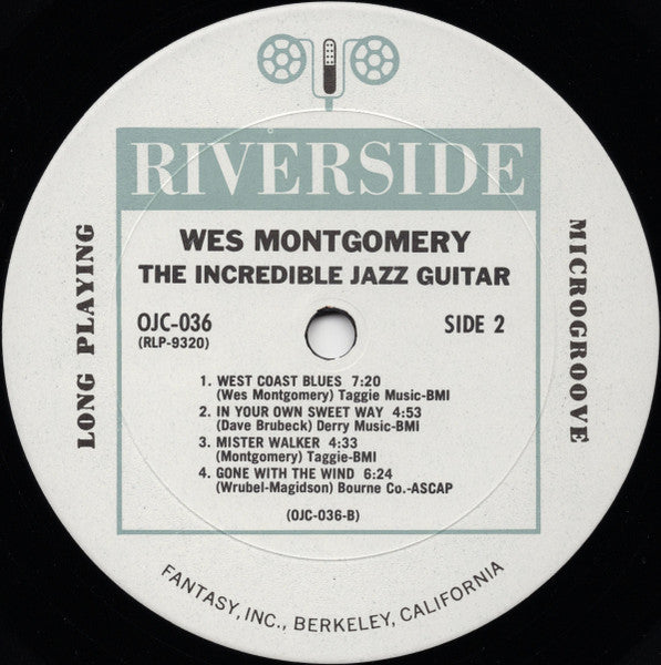 Wes Montgomery - The Incredible Jazz Guitar Of Wes Montgomery (1960) - VG+ LP Record 1982 Riverside Original Jazz Classics USA Vinyl & OBI - Jazz / Hard Bop - Shuga Records