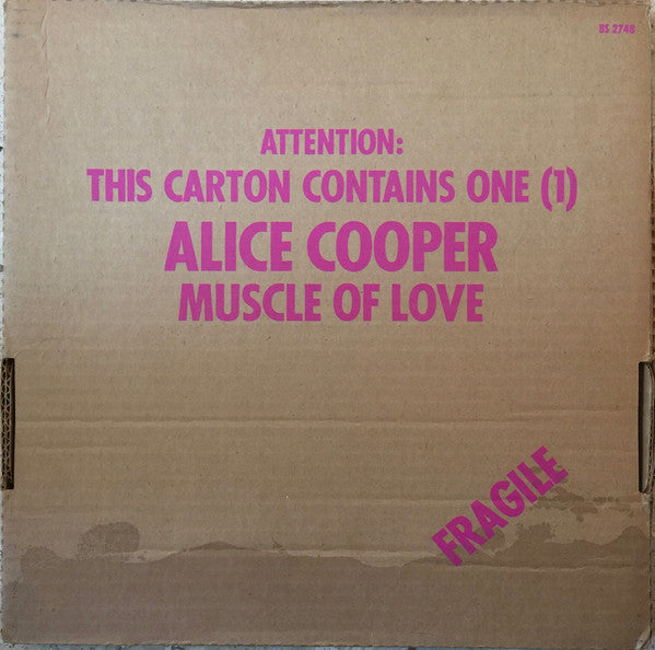 Alice Cooper - Muscle Of Love - VG+ LP Record Box 1973 Warner USA White Label Promo Vinyl & Insert - Hard Rock - Shuga Records