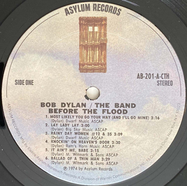 Bob Dylan / The Band ‎– Before The Flood - VG+ 2 LP Record 1974 Asylum USA Vinyl - Classic Rock / Blues Rock - Shuga Records