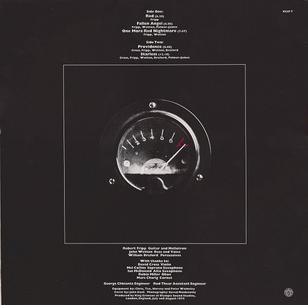 King Crimson - Red - (1974) - Mint- LP Record 2013 Panegyric UK 200 gram Vinyl & Postcard - Prog Rock - Shuga Records