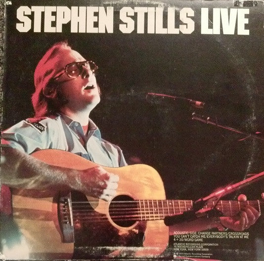 Stephen Stills - Stephen Stills Live - VG+ LP Record 1975 Atlantic USA Vinyl - Rock / Folk Rock / Soft Rock - Shuga Records
