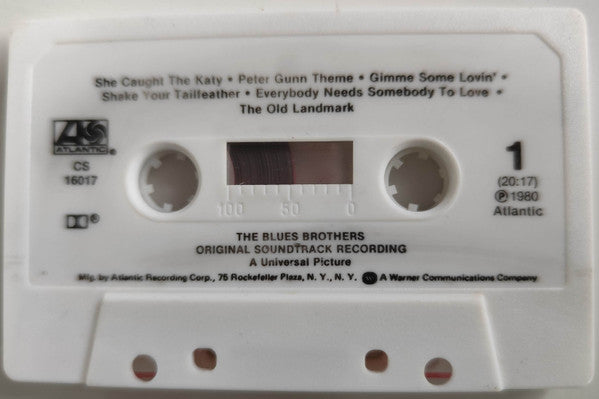 The Blues Brothers - Original Recording- VG+ Cassette 1980 Atlantic USA Tape - Soundtrack - Shuga Records
