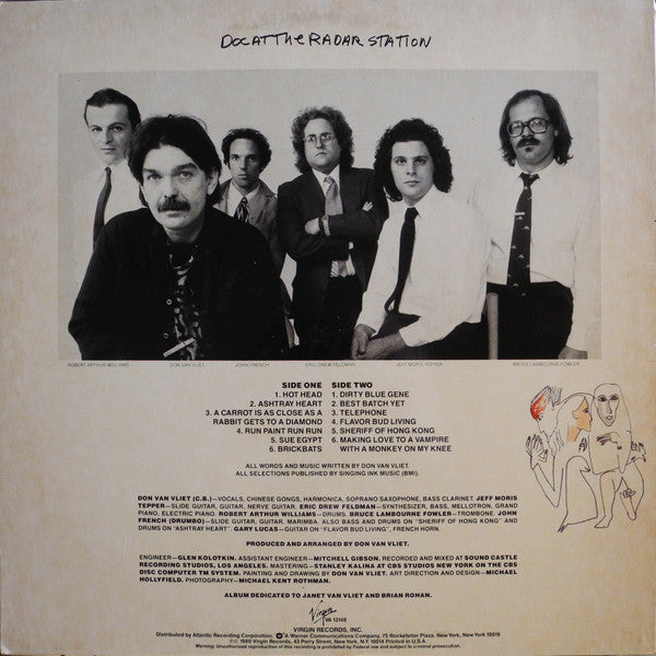 Captain Beefheart And The Magic Band - Mint- LP Record (VG+ cover) 1980 Virgin USA Original Vinyl - Psychedelic Rock  Rock / Avantgarde - Shuga Records