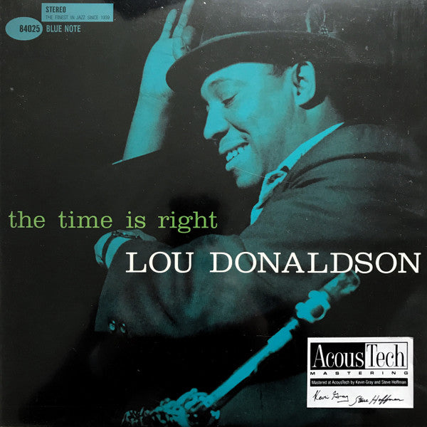 Lou Donaldson - The Time Is Right (1960) - New 2 LP Record 2010 Blue Note Analogue Productions AcousTech Kevin Gray Master 180 gram 45 Rpm Vinyl & Numbered - Shuga Records