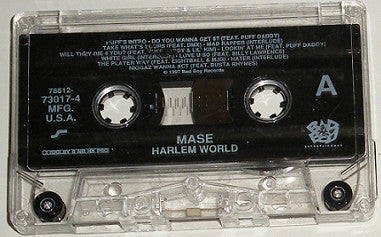 Ma$e - Harlem World - VG+ Cassette 1997 Bad Boy USA Tape - Hip Hop / Pop Rap - Shuga Records