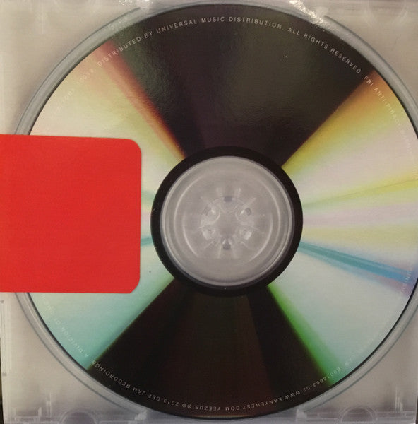 Kanye West - Yeezus - VG+ LP Record 2013 Germany Original Unofficial Clear Vinyl - Hip Hop - Shuga Records