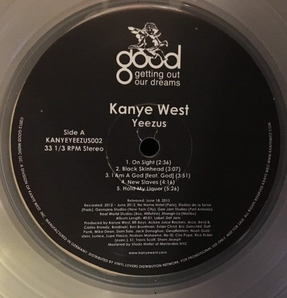 カニエウェスト　YEEZUS アナログ レコード LP vinyl YEEZUS (LP) (COLORED VINYL)/KANYE WEST (Ye)/KANYE WEST通算6枚目の