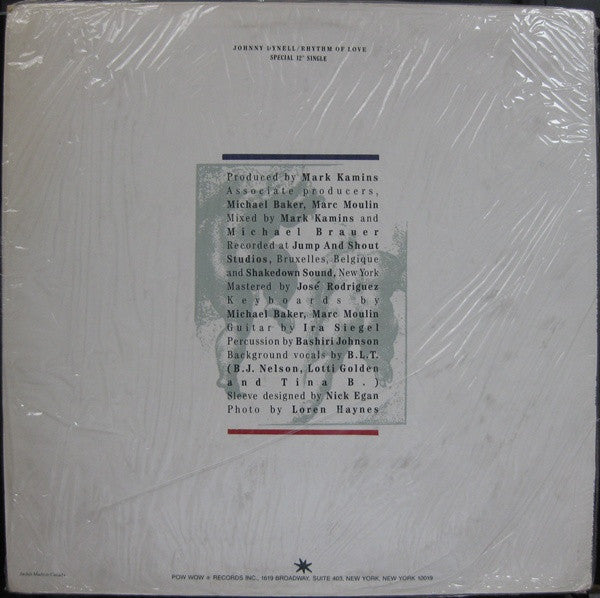 Rhythm Spectrum - Sarcasm - VG+ 12" Single Record 1986 Pow Wow USA Promo Vinyl - House / Garage House - Shuga Records