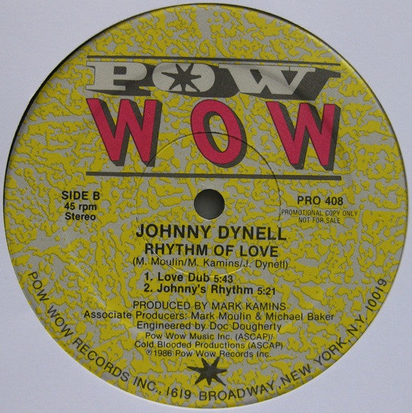 Rhythm Spectrum - Sarcasm - VG+ 12" Single Record 1986 Pow Wow USA Promo Vinyl - House / Garage House - Shuga Records