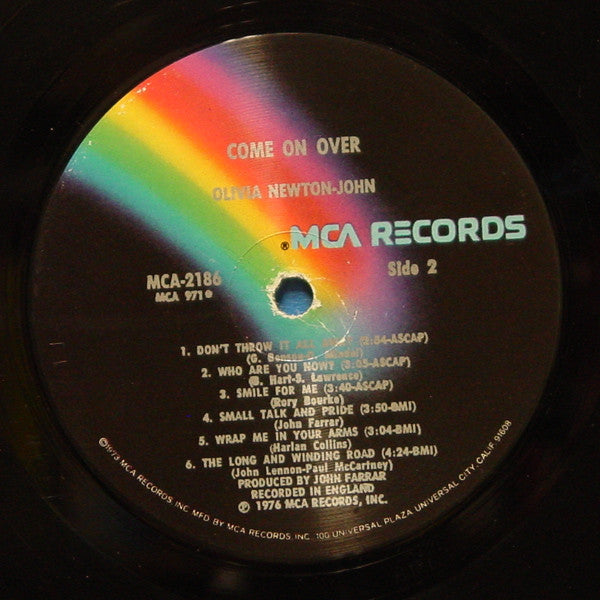 Olivia Newton-John - Come On Over - Mint- LP Record 1976 MCA Vinyl - Pop