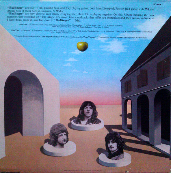 Badfinger - Magic Christian Music - VG+ LP Record 1970 Apple USA Original Vinyl - Pop Rock / Power Pop - Shuga Records
