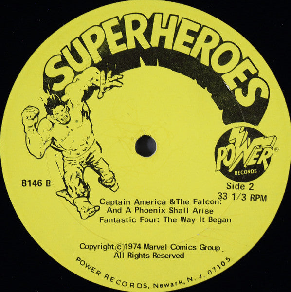 Unknown Artist - The Adventures Of The Amazing Spider-Man And Friends! - VG+ LP Record 1975 Power Marvel Comics USA Vinyl - Story / Non-Music - Shuga Records