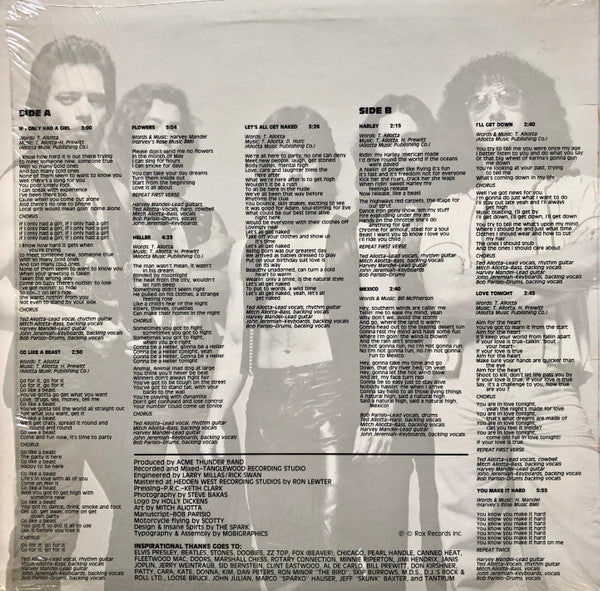 Acme Thunder - Let's All Get Naked - New LP Record 1978 Rox USA Original Private Press Chicago Vinyl - Hard Rock / Glam - Shuga Records
