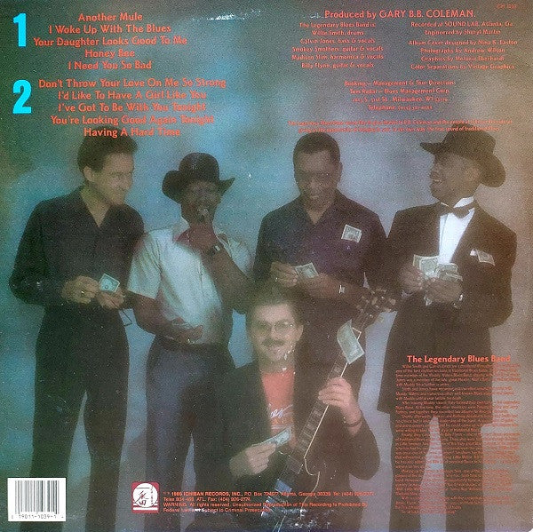 Legendary Blues Band - Woke Up With The Blues - VG+ LP Record 1989 Ichiban USA Vinyl - Chicago Blues / Modern Electric Blues, - Shuga Records