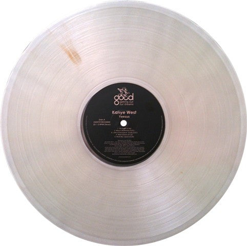 Kanye West - Yeezus (NO ORIGINAL COVER) - VG+ LP Record 2013 Germany ORIGINAL PRESS Clear Vinyl - Hip Hop - Shuga Records
