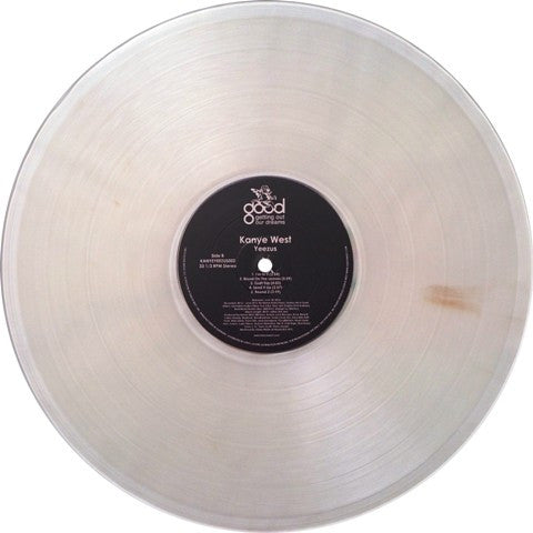 Kanye West - Yeezus (NO ORIGINAL COVER) - VG+ LP Record 2013 Germany ORIGINAL PRESS Clear Vinyl - Hip Hop - Shuga Records