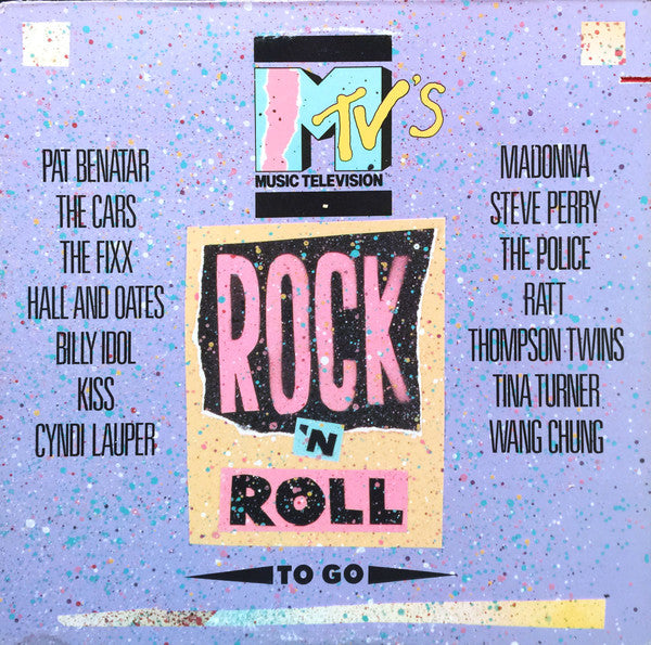 Various - MTV's Rock 'N Roll To Go - VG+ LP Record 1985 Elektra USA Vinyl - Pop Rock / Synth-pop - Shuga Records