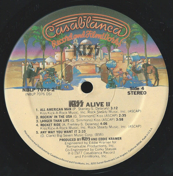 Kiss - Alive II - VG+ 2 LP Record 1977 Casablanca USA Vinyl - Hard Rock / Glam - Shuga Records