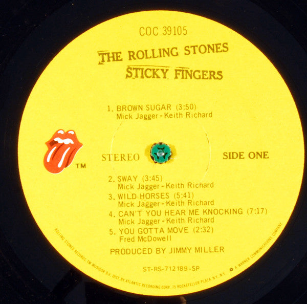 The Rolling Stones - Sticky Fingers - VG (VG- cover) LP Record 1971 USA Vinyl & Zipper Andy Warhol Cover - Classic Rock / Blues Rock - Shuga Records