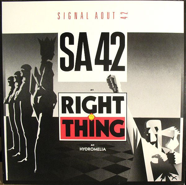 Signal Aout 42 - Right Thing - Mint- EP Record 1989 LD Belgium - Electronic / EBM / Electro