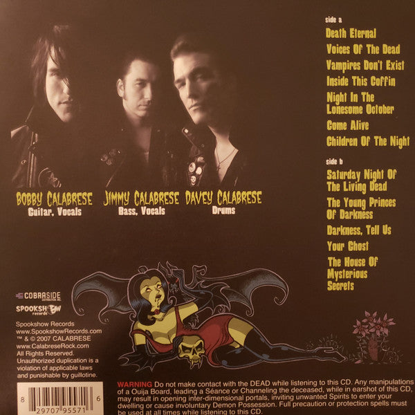 Calabrese – The Traveling Vampire Show - VG+ LP Record 2011 Spookshow Cobraside USA Black Vinyl - Rock / Psychobilly - Shuga Records
