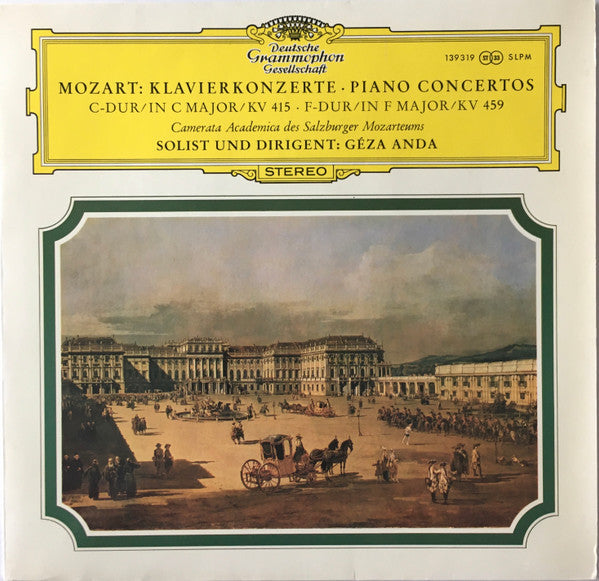 Géza Anda / Camerata Academica Des Salzburger Mozarteums - Mozart Klavierkonzerte - Mint- LP Record 1967 Deutsche Grammophon Germany Original Stereo Tulip Label - Classical - Shuga Records