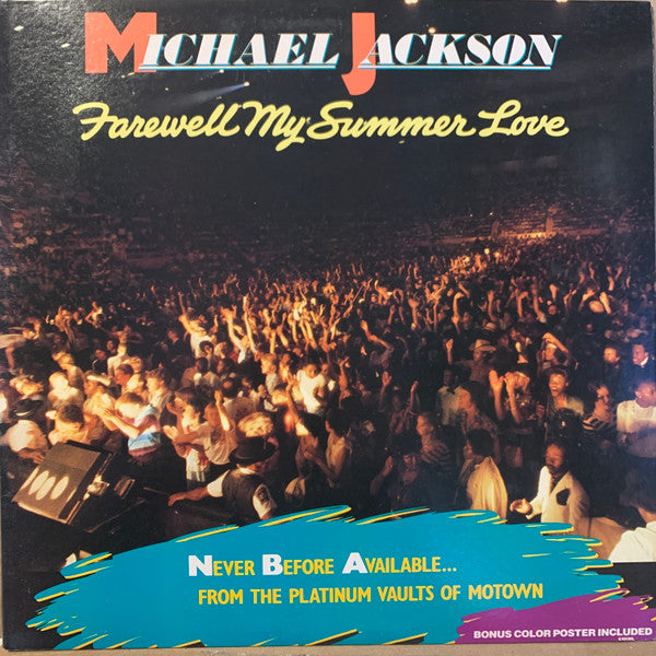 Michael Jackson - Farewell My Summer Love - Mint- LP Record 1984 Motown USA Club Edition Vinyl & Poster - Soul / Funk / Disco - Shuga Records
