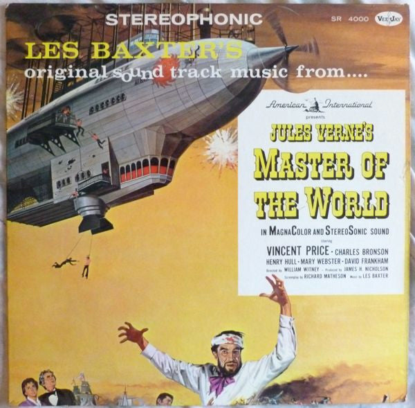 Les Baxter / Jules Verne - Master Of The World - Mint- LP Record 1961 Vee Jay USA Stereo Original Vinyl - Soundtrack - Shuga Records