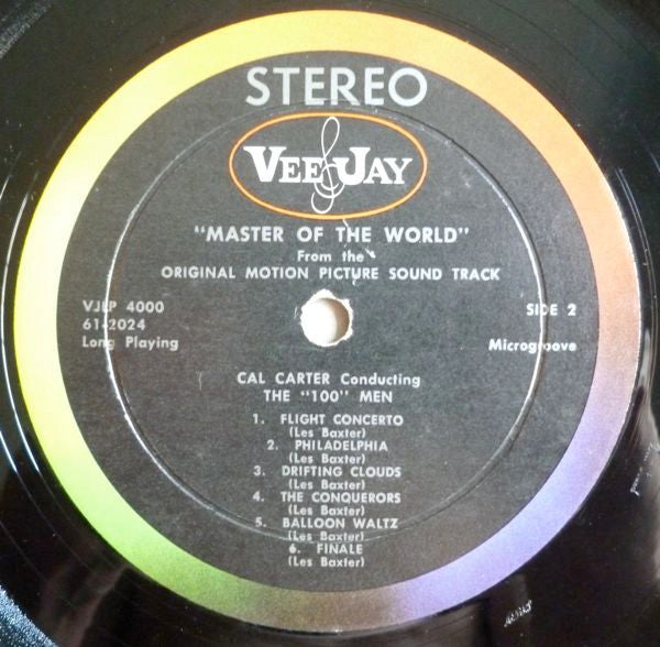 Les Baxter / Jules Verne - Master Of The World - Mint- LP Record 1961 Vee Jay USA Stereo Original Vinyl - Soundtrack - Shuga Records