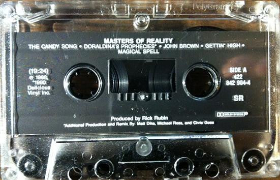 Masters Of Reality - Masters Of Reality - VG+ Cassette 1990 Delicious Vinyl USA Tape - Stoner Rock / Blues Rock - Shuga Records