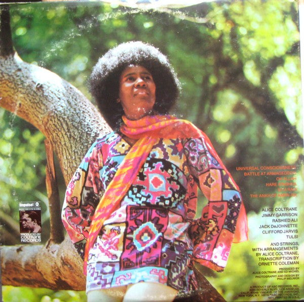 Alice Coltrane - Universal Consciousness - VG (VG- cover) LP Record 1971 Impulse! ABC USA Original Vinyl - Free Jazz / Spiritual Jazz - Shuga Records
