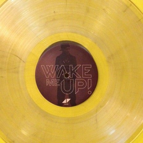 Avicii Featuring Aloe Blacc – Wake Me Up - New 12" Single Record 2013 Europe Neon Yellow Transparent Vinyl - House / EDM / Pop / Country