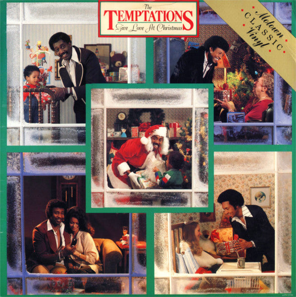 The Temptations - Give Love At Christmas - VG+ LP Record 1987 Motown Vinyl - Soul / Holiday - Shuga Records