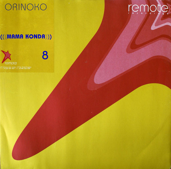 Orinoko - Mama Konda - VG+ 12" Single Record 2000 Remote Recordings UK Vinyl - Tribal House / Tech House - Shuga Records