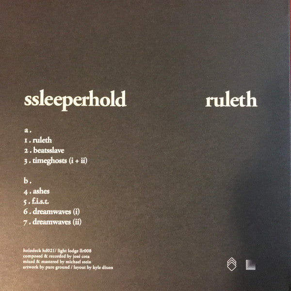 Ssleeperhold - Ruleth - New LP Record 2013 HoloDeck USA Vinyl - Electronic / Electro / Synthwave - Shuga Records
