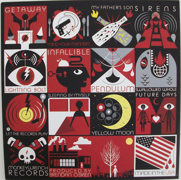 Pearl Jam - Lightning Bolt - Mint- 2 LP Record 2013 Monkeywrench Republic Vinyl, Booklet & Sticker Sheet - Alternative Rock / Grunge
