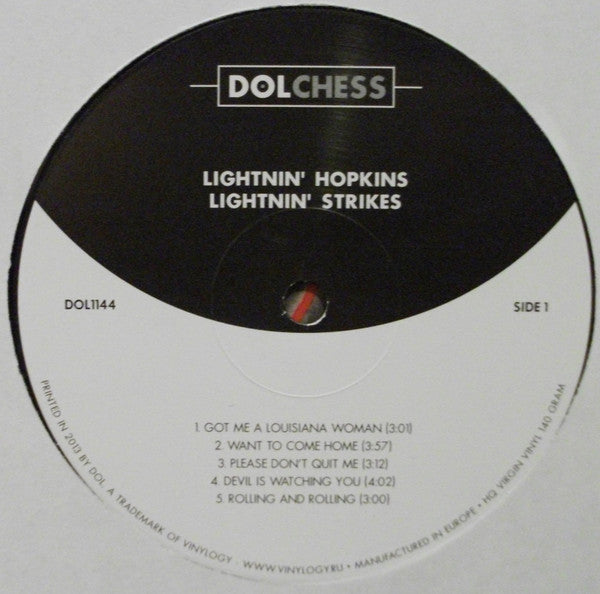 Lightnin' Hopkins - Lightnin' Strikes (1962) - New LP Record 2013 DOL Europe Vinyl - Electric Blues - Shuga Records