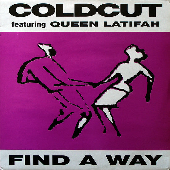 Coldcut Featuring Queen Latifah - Find A Way - Mint- 12" Single Record 1990 Big Life Ahead Of Our Time UK Vinyl - House / Breaks - Shuga Records