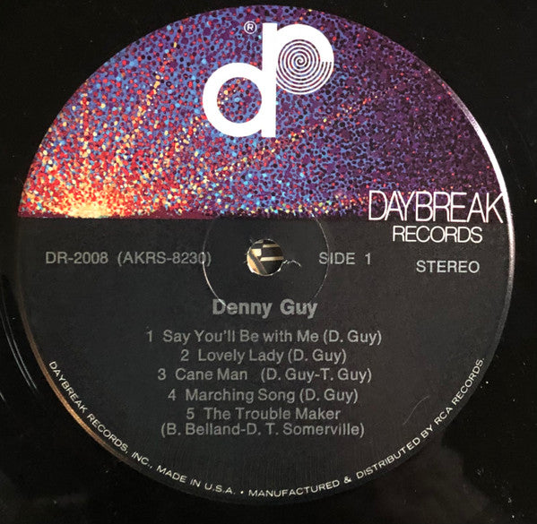 Denny Guy - Introducing Denny Guy - VG+ LP Record 1972 Daybreak USA Promo Vinyl - Soft Rock / Folk Rock - Shuga Records