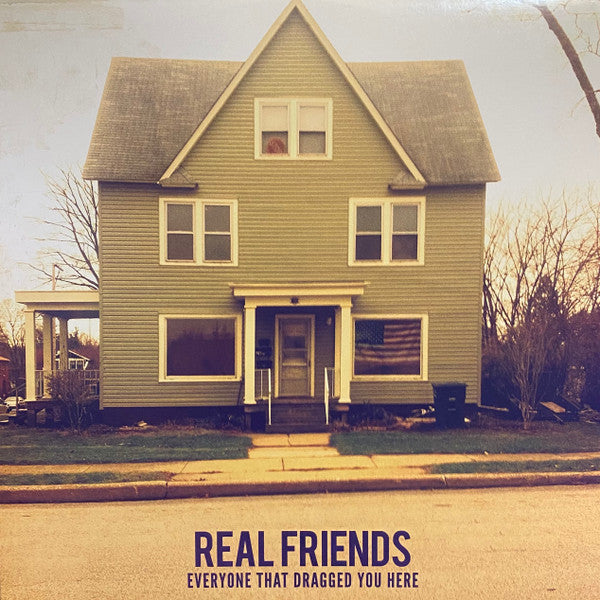 Real Friends - Everyone That Dragged You Here - Mint- EP Record 2013 Black Numbers Royal Blue Marble Vinyl & Insert - Rock / Post-Punk - Shuga Records